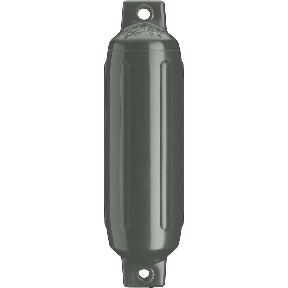 Polyform G-3 Twin Eye Fender 5.5" x 19" - Graphite [G-3-GRAPHITE] - Houseboatparts.com