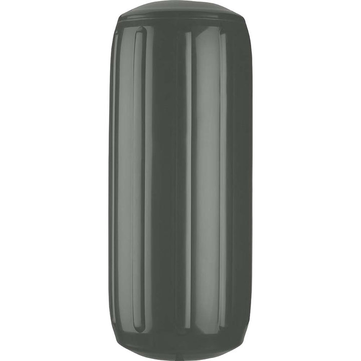Polyform HTM-3 Hole Through Middle Fender 10.5" x 27" - Graphite [HTM-3-GRAPHITE] - Houseboatparts.com