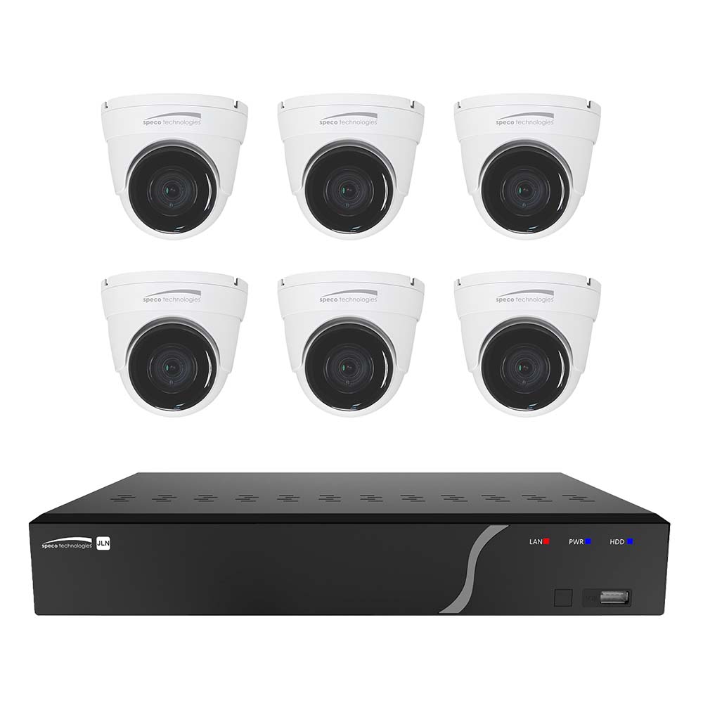 Speco 8 Channel NVR Kit w/6 Outdoor IR 5MP IP Cameras 2.8mm Fixed Lens - 2TB [ZIPK8N2] - Houseboatparts.com