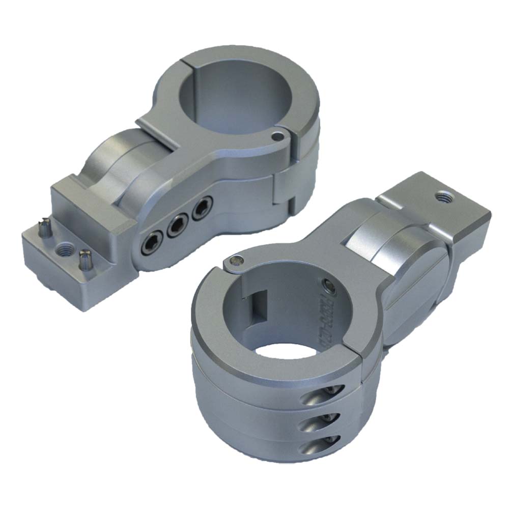PTM Edge Board Rack Mounts - 2.38" Pipe Clamp - Titanium Grey [P13198-2380TEBGR] - Houseboatparts.com