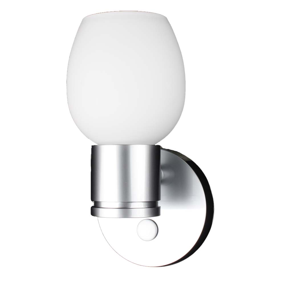 Lunasea LED Wall Light - Brushed Nickel - Tulip Glass [LLB-33OW-81-OT] - Houseboatparts.com