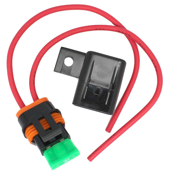 Cole Hersee Sealed Heavy-Duty ATO Fuse Holder - 30A - 12AWG [FHAS100-BP] - Houseboatparts.com