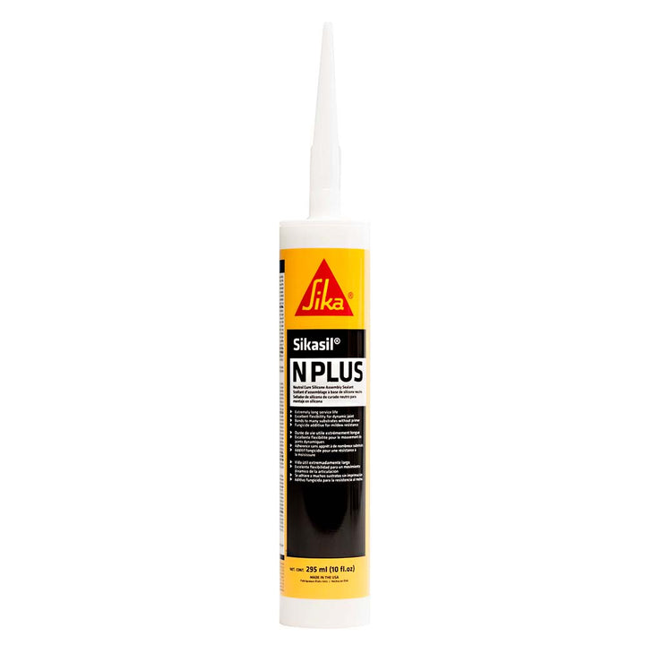 Sika Sikasil-N Plus Clear 10oz w/Nozzle [432053] - Houseboatparts.com