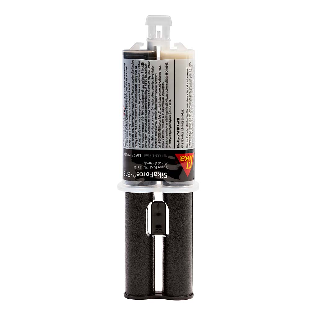 Sika SikaForce-315 Black 25ml Cartridge [613773] - Houseboatparts.com