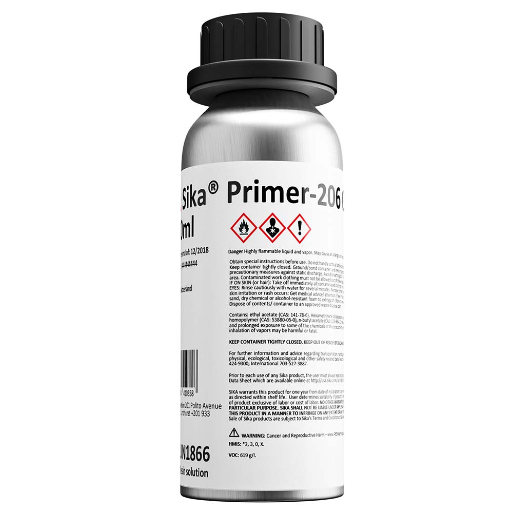 Sika Primer-206 G+P Black 250ml Bottle [91572] - Houseboatparts.com