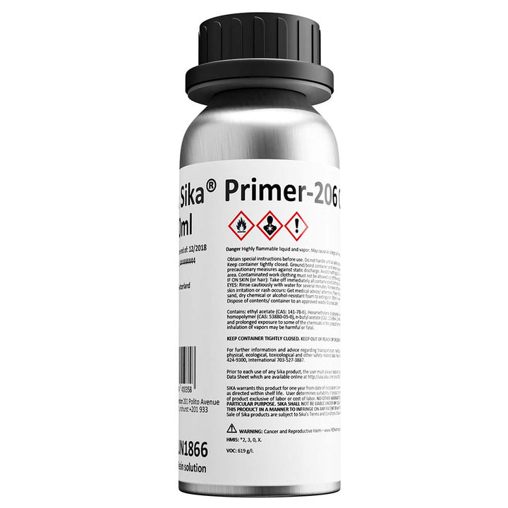 Sika Primer-206 G+P Black 250ml Bottle [91572] - Houseboatparts.com