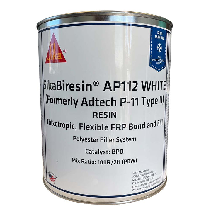 Sika SikaBiresin AP112 White Gallon BPO Hardener Required [606128] - Houseboatparts.com