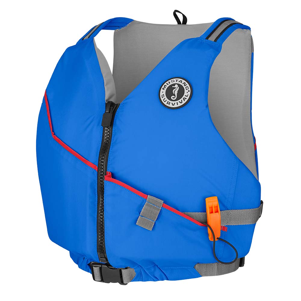 Mustang Journey Foam Vest - Blue - Medium/Large [MV7112-131-M/L-216] - Houseboatparts.com