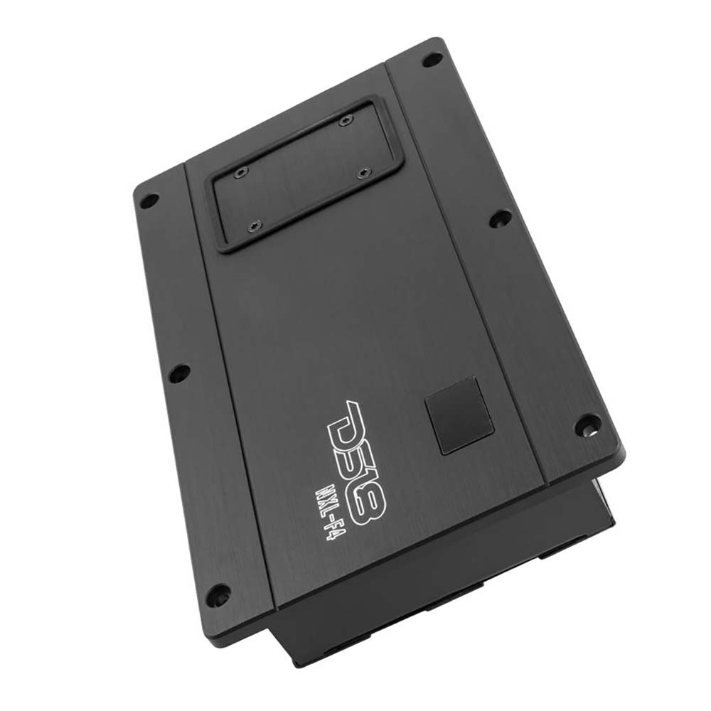 DS18 HYDRO Flush Mount Full Range Digital Marine 4-Channel AMP w/Voltmeter - 1200W [NXL-F4] - Houseboatparts.com