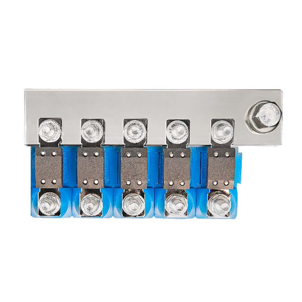 Victron Busbar to Connect 5 Mega Fuse Holders - Busbar Only Fuse Holders Sold Separately [CIP100400060] - Houseboatparts.com
