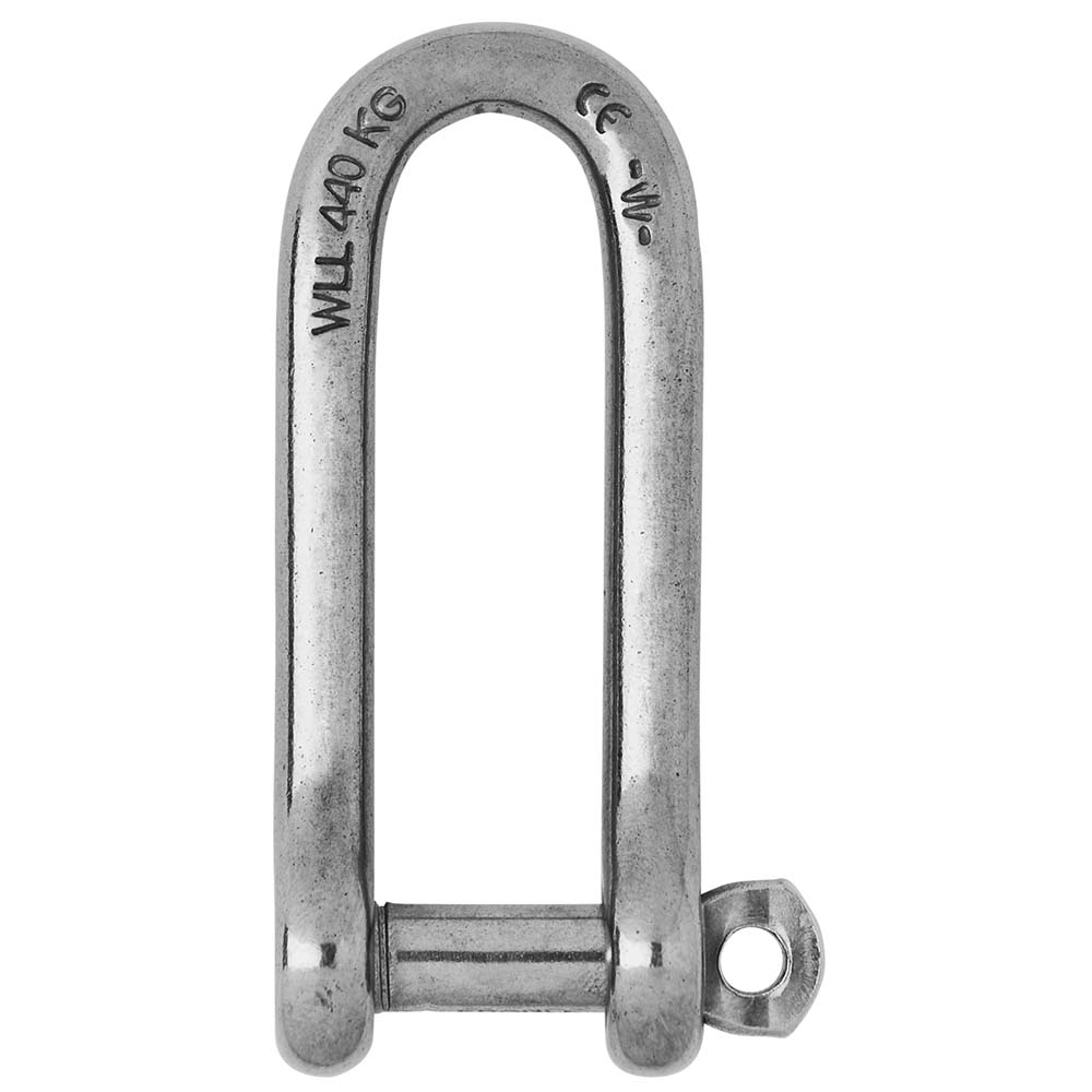 Wichard Captive Pin Long D Shackle - Diameter 4mm - 5/32" [01411] - Houseboatparts.com