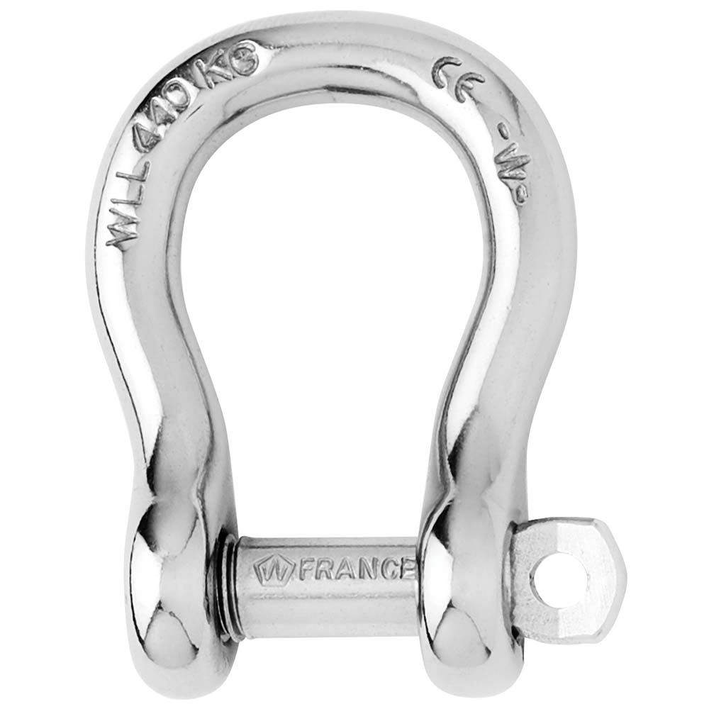 Wichard Captive Pin Bow Shackle - Diameter 4mm - 5/32" [01441] - Houseboatparts.com