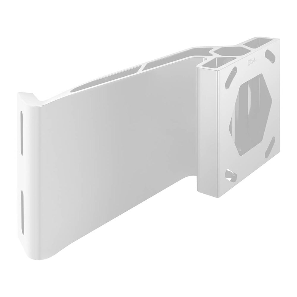 Minn Kota Raptor Jack Plate Adapter Bracket - 4" S54 White [1810382] - Houseboatparts.com