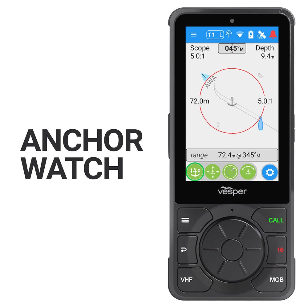 Vesper Cortex H1P Portable/Wireless/Rechargeable Handset w/Charging Cradle [010 - 02816 - 10] - Houseboatparts.com