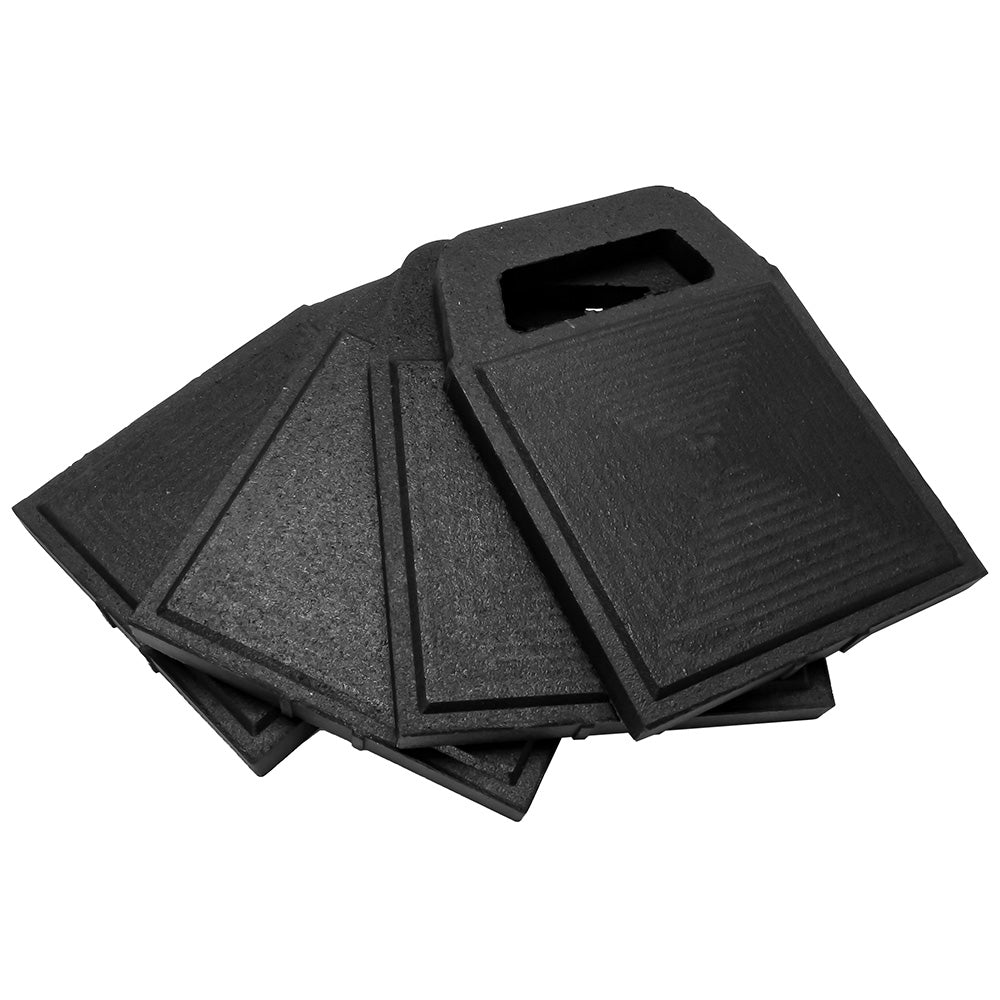 Camco Stabilizer Jack Pads - Rubber - 6.2" x 6.2" *4-Pack [44591] - Houseboatparts.com