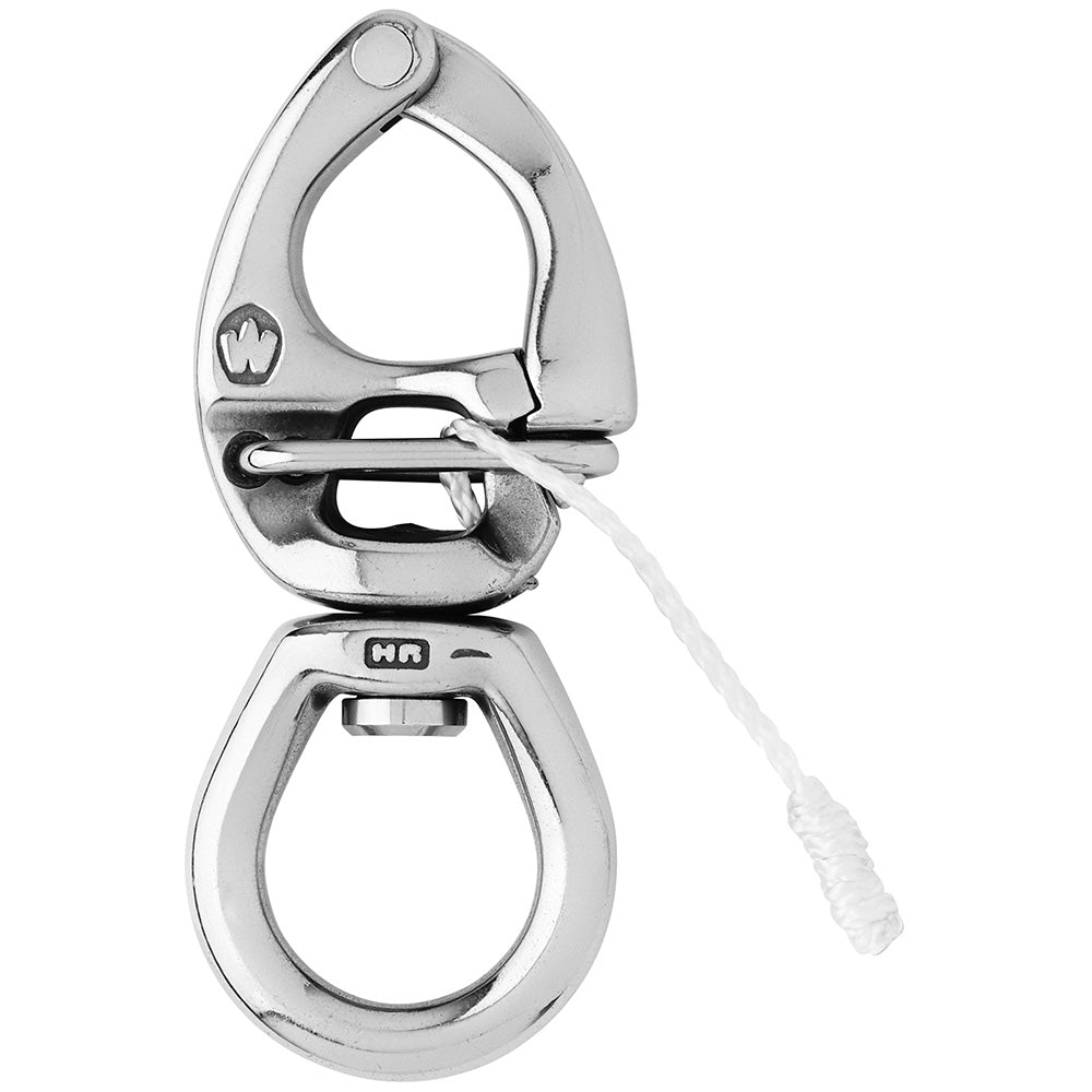 Wichard HR Quick Release Snap Shackle w/Large Bail - Length 4 - 3/4" [02776] - Houseboatparts.com