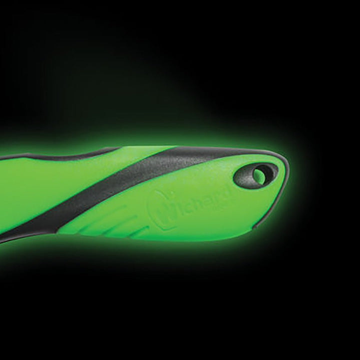 Wichard Offshore Knife - Serrated Blade - Shackler/Spike - Fluorescent [10122] - Houseboatparts.com
