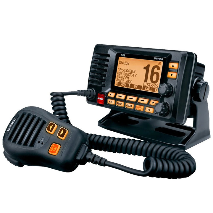 Uniden UM725 Fixed Mount VHF w/GPS Bluetooth - Black [UM725GBTBK] - Houseboatparts.com