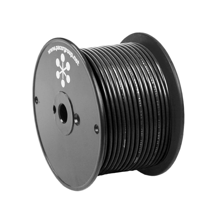 Pacer Black 14 AWG Primary Wire - 100  [WUL14BK-100]