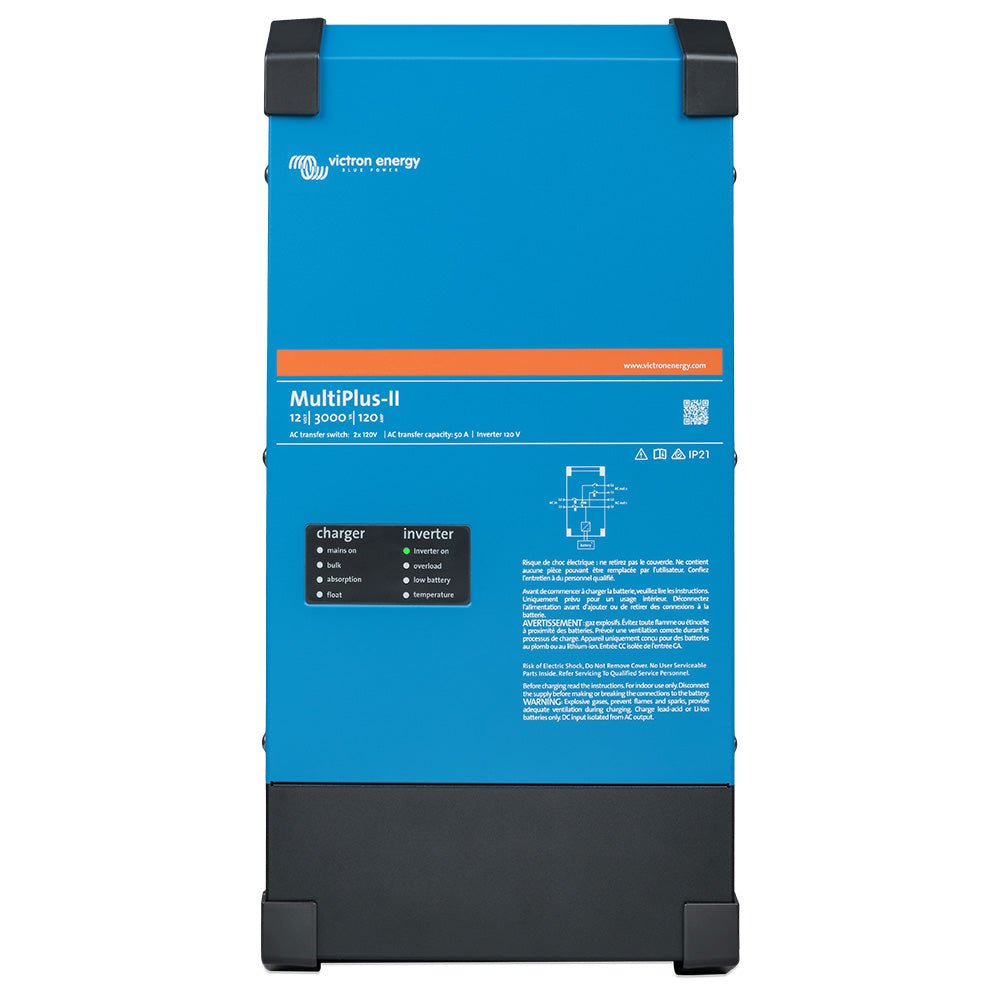 Victron MultiPlus - II 12/3000 - 120 - 50 - 2x 120V UL Approved [PMP122305102] - Houseboatparts.com