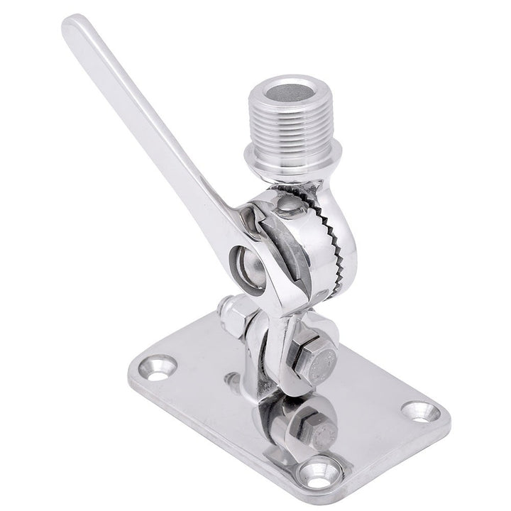 Whitecap Ratchet Antenna Mount - 316 Stainless Steel [S - 1802C] - Houseboatparts.com