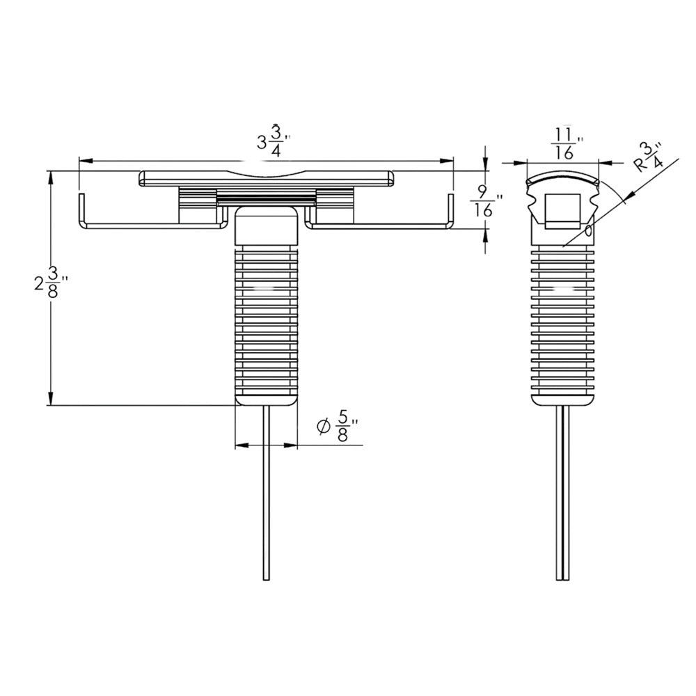 TACO Rub Rail Mounted LED Nav Light Set f/SuproFlex Only [F38-9960] - Houseboatparts.com