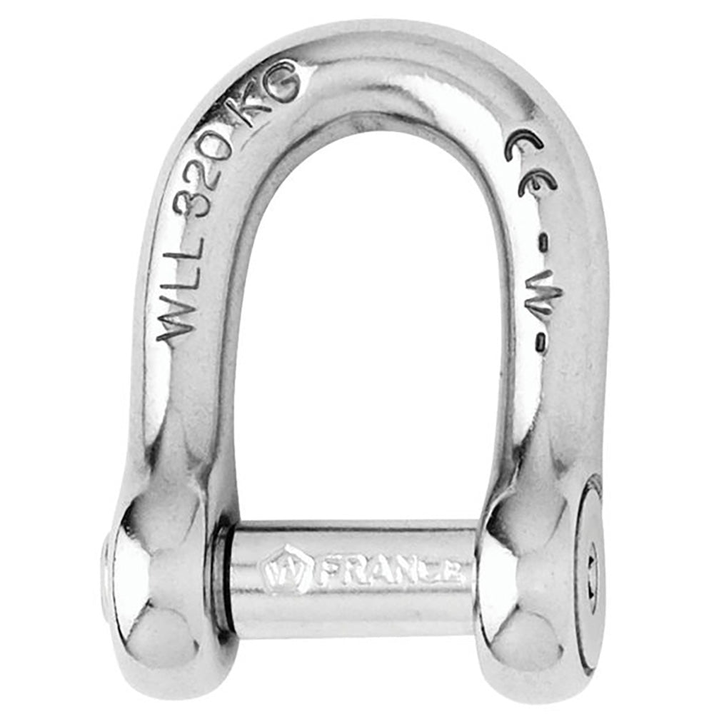 Wichard Self - Locking Allen Head Pin D Shackle - 12mm Diameter - 15/32" [01306] - Houseboatparts.com