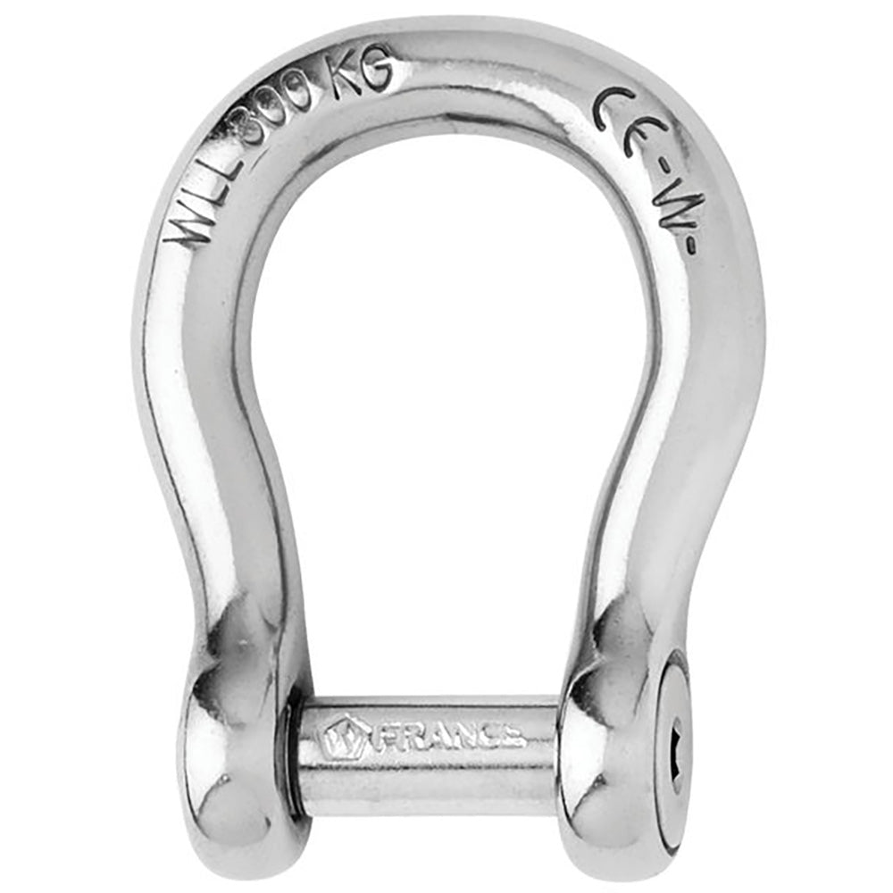 Wichard Self - Locking Allen Head Pin Bow Shackle - 10mm Diameter - 13/32" [01345] - Houseboatparts.com