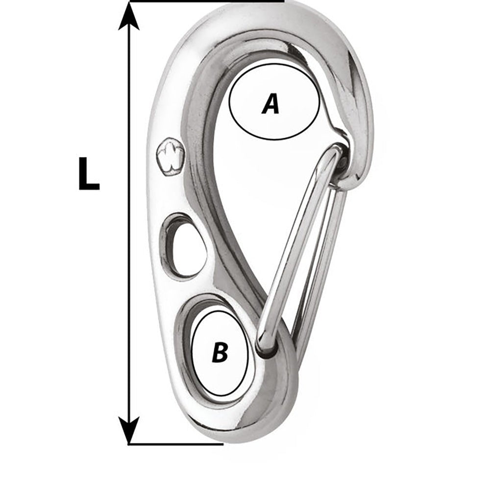 Wichard HR Safety Snap Hook - 100mm Length - 3 - 15/16" [02382] - Houseboatparts.com