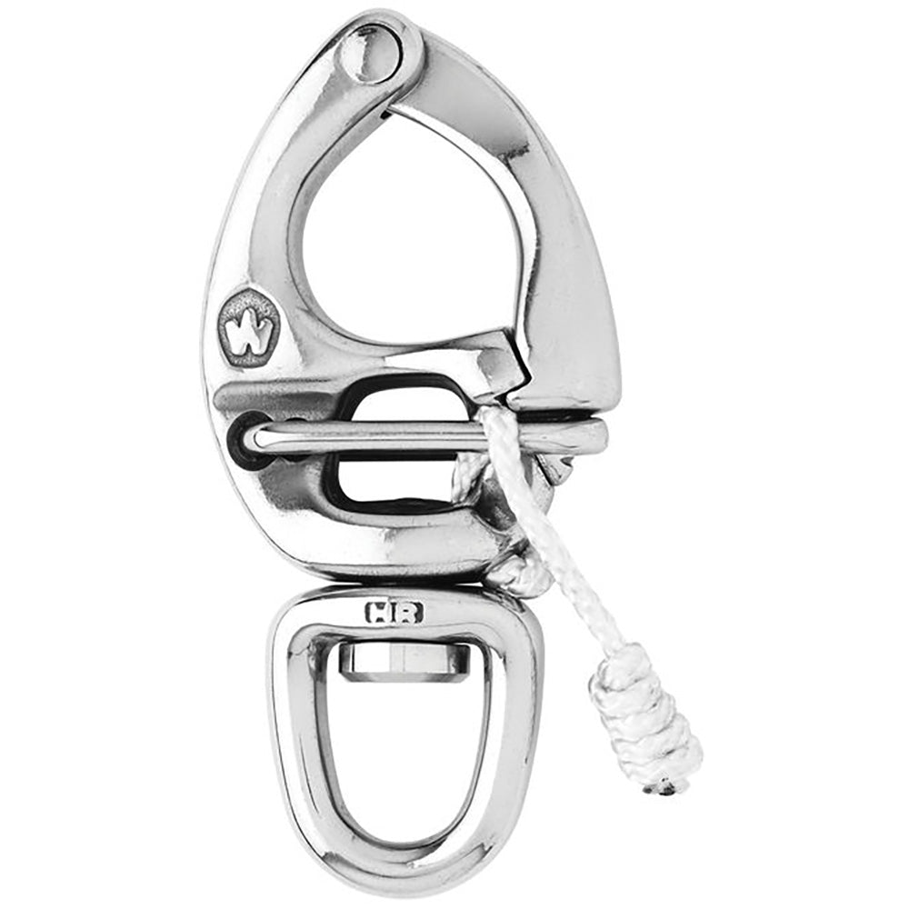 Wichard HR Quick Release Snap Shackle With Swivel Eye - 110mm Length - 4 - 21/64" [02676] - Houseboatparts.com