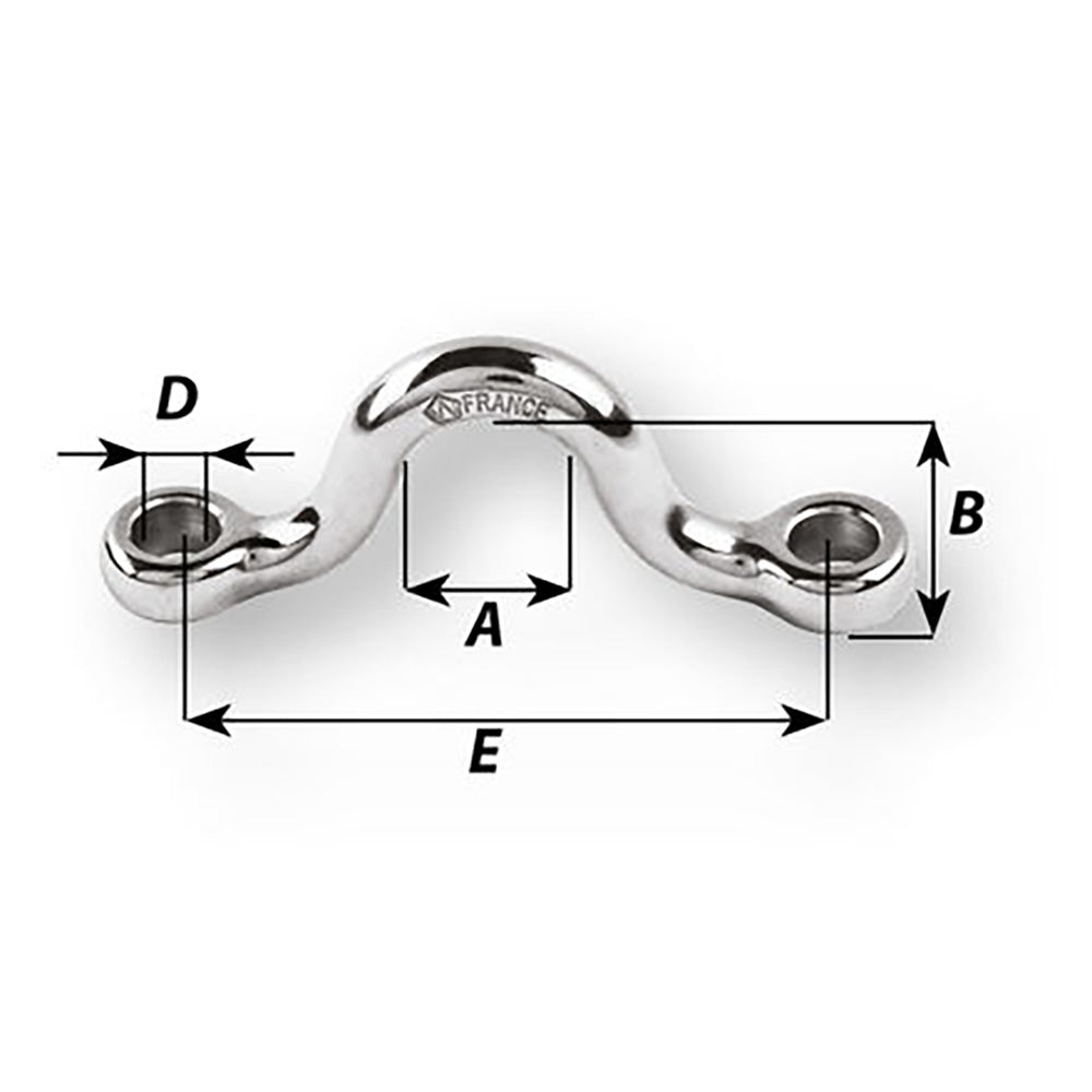 Wichard Eye Strap - 4mm Diameter - 5/32" - 30mm Spacing - 1 - 17/64 [09201] - Houseboatparts.com