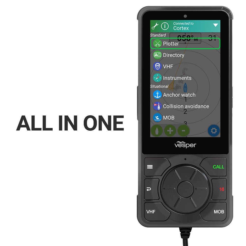 Vesper Cortex V1 - VHF Radio w/SOTDMA SmartAIS Remote Vessel Monitoring - Works Worldwide [010 - 02814 - 20] - Houseboatparts.com