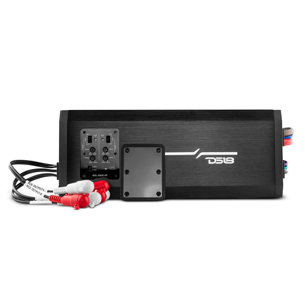 DS18 HYDRO 4 Channel Full-Range Class D Waterproof Marine Amplifier - 2400W [NXL-X850.4D] - Houseboatparts.com