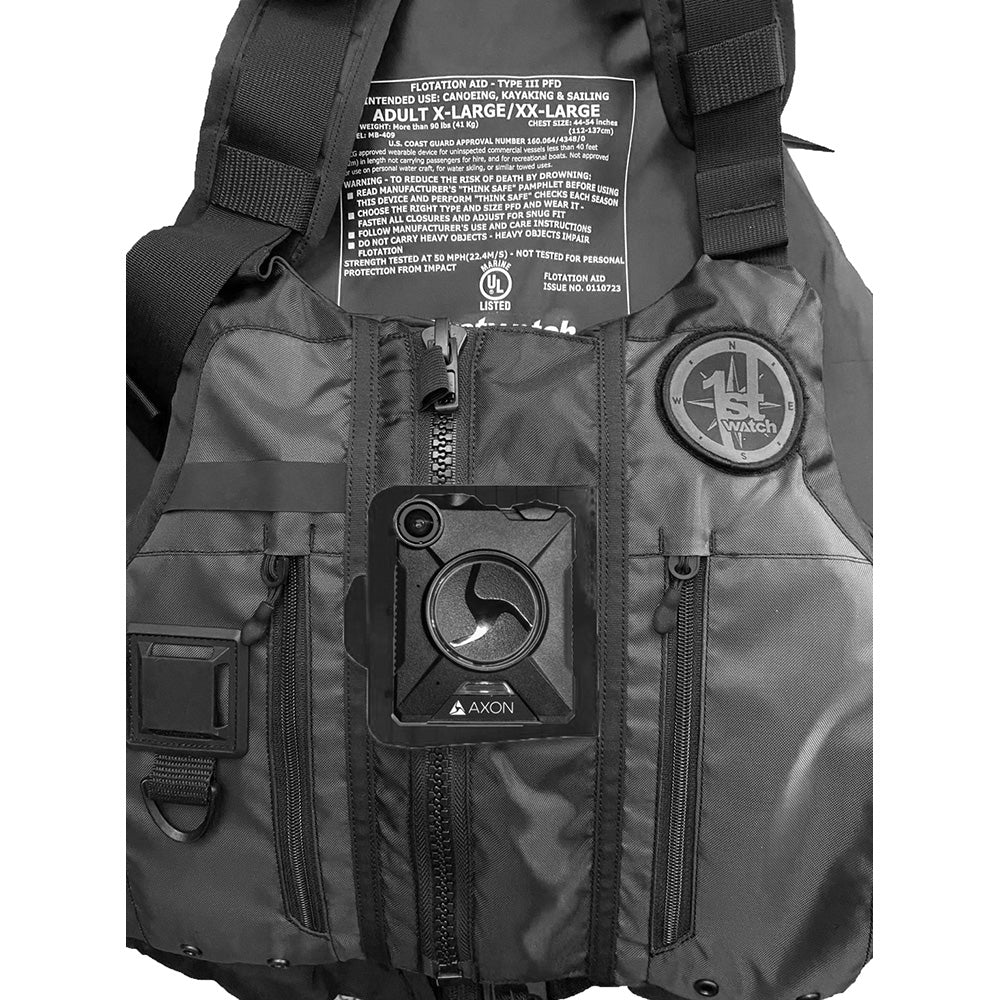 First Watch AV-1000 Kayak Style Duty PFD - Black - XS/S [AV-1000-BK-XS/S] - Houseboatparts.com