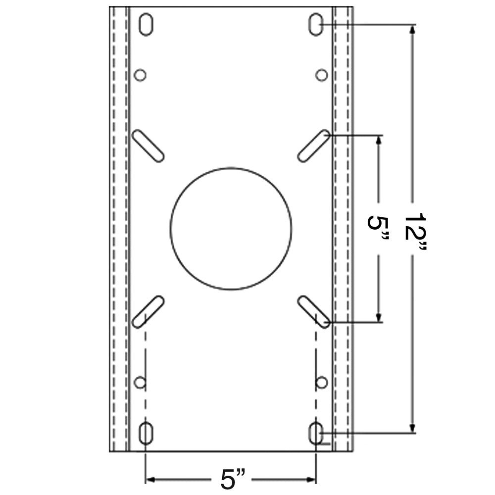 Springfield Trac-Lock Swivel/Slide Non-Locking Mount f/2-7/8" Post [1100521-L1] - Houseboatparts.com